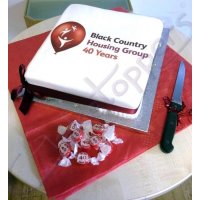 Black County Housing Group Cake