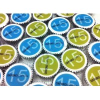 Branded cupcakes for Oxford Capital event