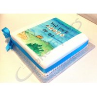 A book launch cake for The Five of Us by Quentin Blake