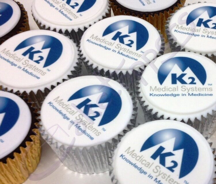 K2 Medical Logo Cupcakes