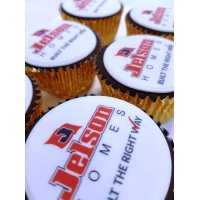 Delicious logo cupcakes for Jelson Homes