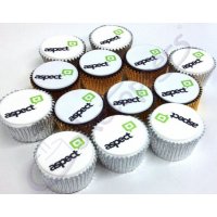 Aspect logo cupcakes