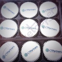 CT Partners Logo Cupcakes