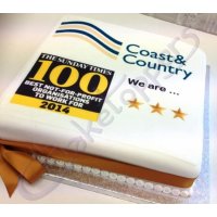Coast &amp; County Logo Cake