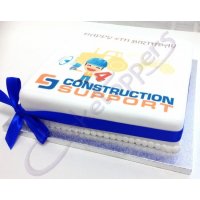 4th Birthday Cake for Construction Support