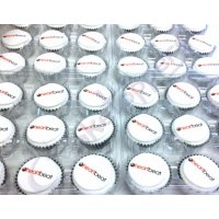 Heartbeat Mini Logo Cupcakes