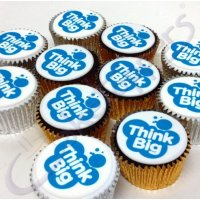 Logo cupcakes for Lakes College Think Big Week