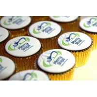Logo Cupcakes for the CRE International Exhibition - Mercy Ships 