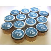 One HR Mixed Logo Cupcakes