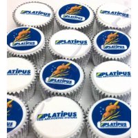 Platipus Tree Anchoring Systems Logo Cupcakes