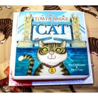 Launch of The Tower Bridge Cat book with a photo cake