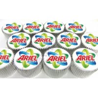 Printed logo cupcakes for Ariel