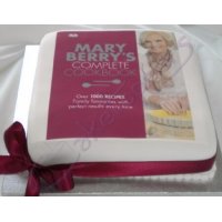 A photo cake for Mary Berry's book launch