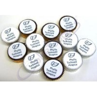 Phyllis Tuckwell Hospice Logo cupcakes