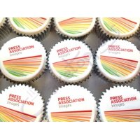 Press Association Images' logo cupcakes