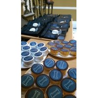 Tunstall launched their Innovations Lab with logo cupcakes