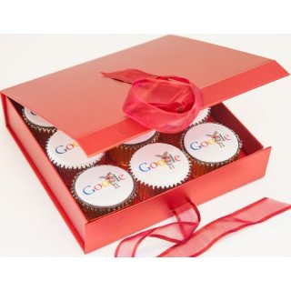 Christmas Logo Cupcakes Gift Box