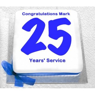Long Service Award Cake