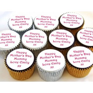 Personalised Mothers Day Cupcakes