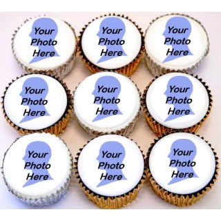 Congratulations Photo Cupcakes