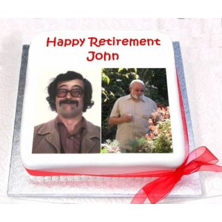 Retirement Photo Cake