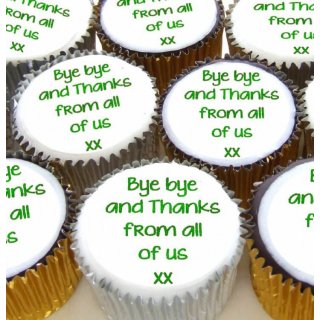 Personalised Teacher Cupcakes
