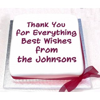 A Thank You Cake