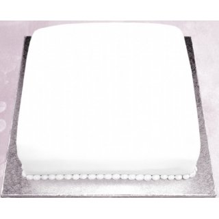 Iced Sponge Cake - Square 8 inch
